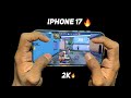 Enemy shock| IPHONE 17 HANDCAM IN 2026🔥 Smooth + Ultra extreme BGMI Gaming Test 😍