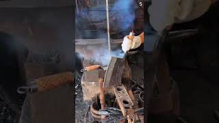 Easy carpentry work of installing knife handles by professional workers #shorts