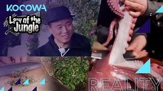 Gary caught a giant octopus the hard way [Law of the Jungle Ep 432]