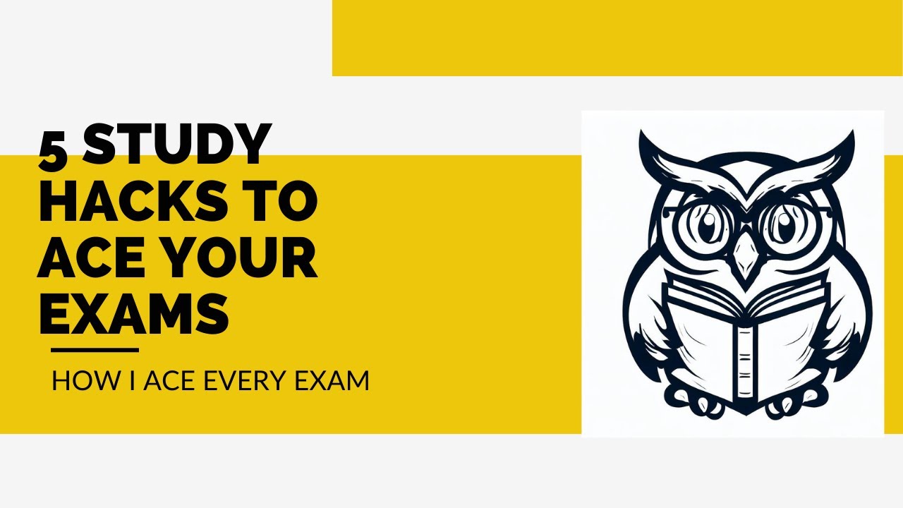 5 Study Hacks to Ace Your Exams - Boost Your Grades - YouTube