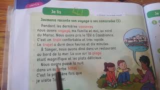 joumana raconte son voyage à ses camarades (1) page 158 unité 6 semaine 1 mes apprentissage 3aep