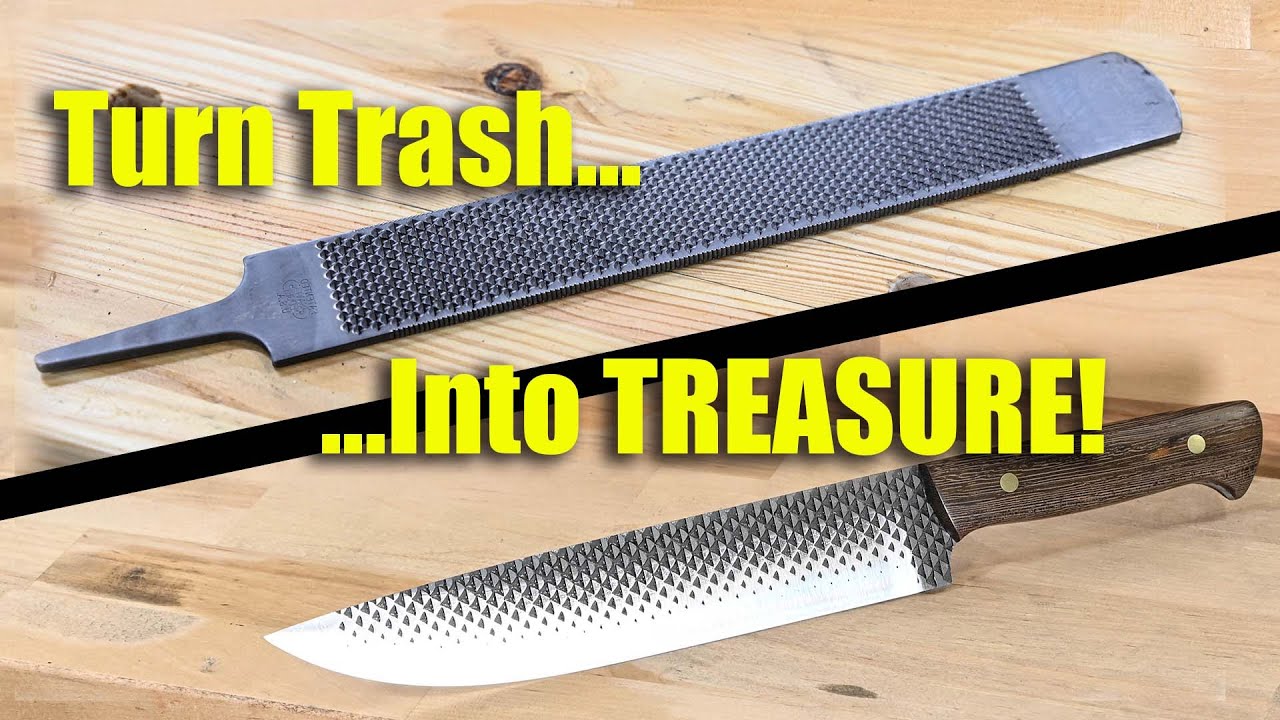 Turn a Farrier's Rasp Into a Knife! - Pops Knife-Making Project of