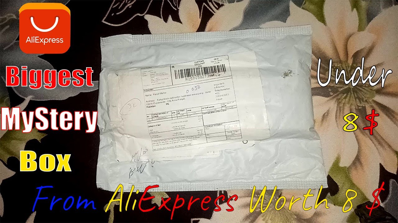 Biggest Mystery Box from AliExpress Under 8$ Dollar Unboxing  and Review