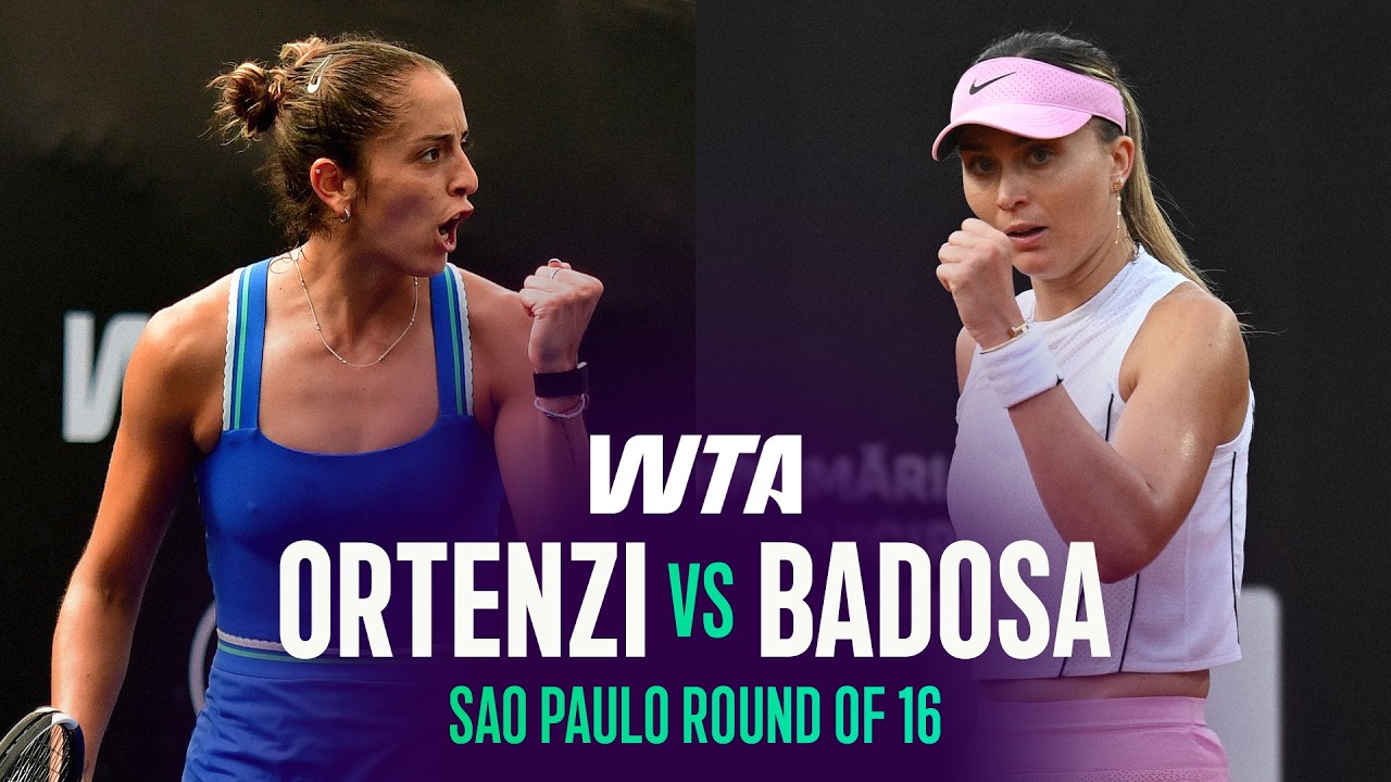 Jazmin Ortenzi vs. Paula Badosa | 2026 Sao Paulo Round of 16 | WTA Match Highlights