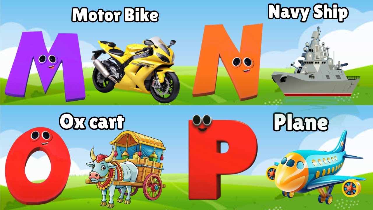 ABC Song Phonics, Transportation Song, ABC Song, Alphabet Educational ...
