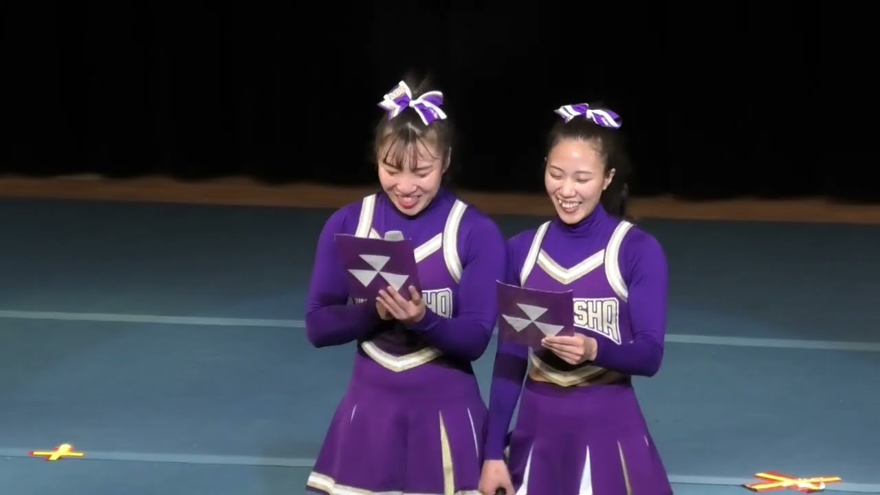 ATOM FESTIVAL 2023【12】チアリーダー部ステージ　同志社大學應援團（日本国内でブロックなので2曲音入替済） ＊注意＊寒梅館は天井が低いのでチアは大変。いつもなら落ちません。念のため