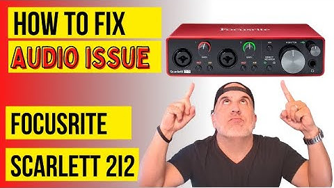 How to Fix Audio Issue (Mono) (Left or Right only) using Scarlett 2i2 Focusrite USB Interface