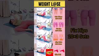 Weight Lose Exercises At home #yoga #weightloss #fitnessroutine #shorts