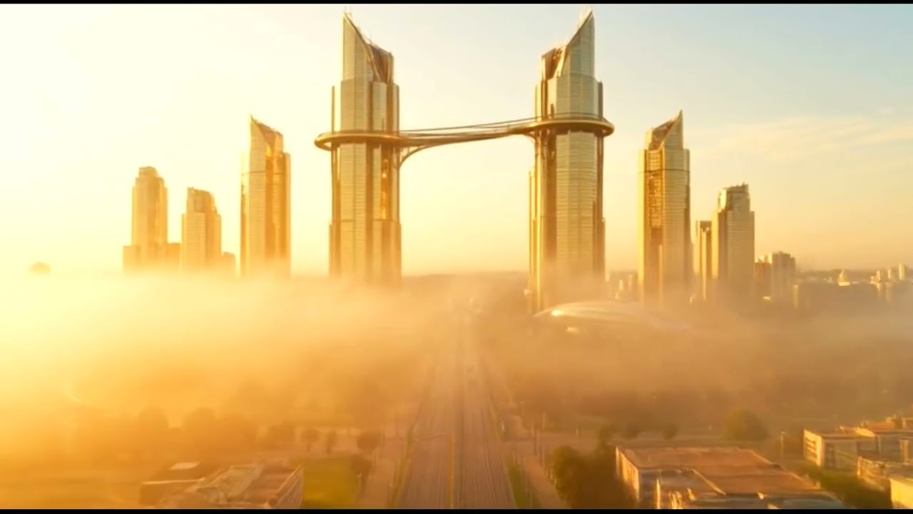 FUTURE CITY 2090 (1 HOUR) — Sci-Fi Ambient Soundscape for Focus, Relax & Study | 4K