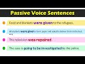 +30 Passive Voice Sentences in English, Passive Voice Example Sentences