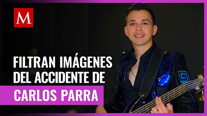 Se filtran imágenes del accidente en el que perdió la vida el cantante Carlos Parra