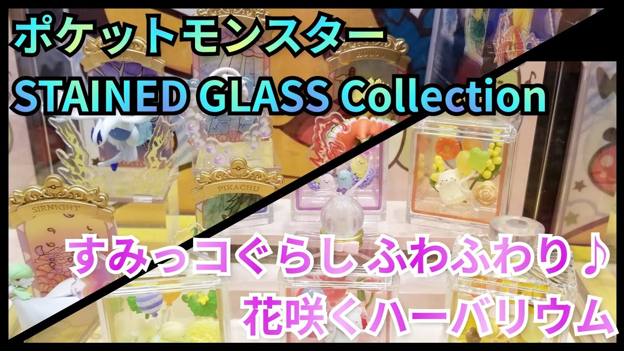 ポケットモンスター Stained Glass Collection すみっコぐらし ふわふわり 花咲くハーバリウム リーメントの商品展示 Youtube ポケットモンスター Stained Glass Collection すみっコぐらし ふわふわり 花咲くハーバリウム リーメントの商品展示 Youtube