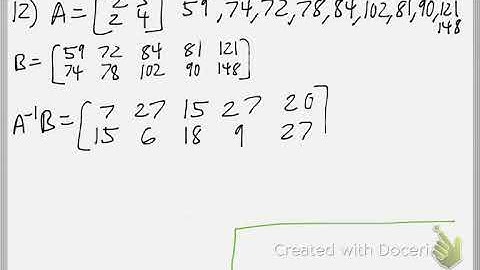 Math 111 : 10.6 #12 (Precalculus Tutorial : Matrices & Secret Message Coding)
