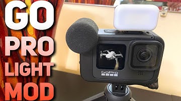 Light Mod for GoPro Hero 9 and 8 Demonstration