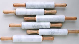 Good helper for home baking-Marble rolling pin!
