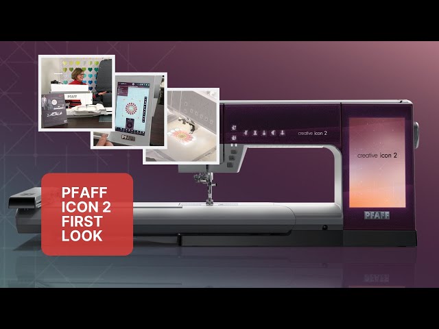 New Pfaff Icon 2 Sewing & Embroidery Machine top of the line - YouTube