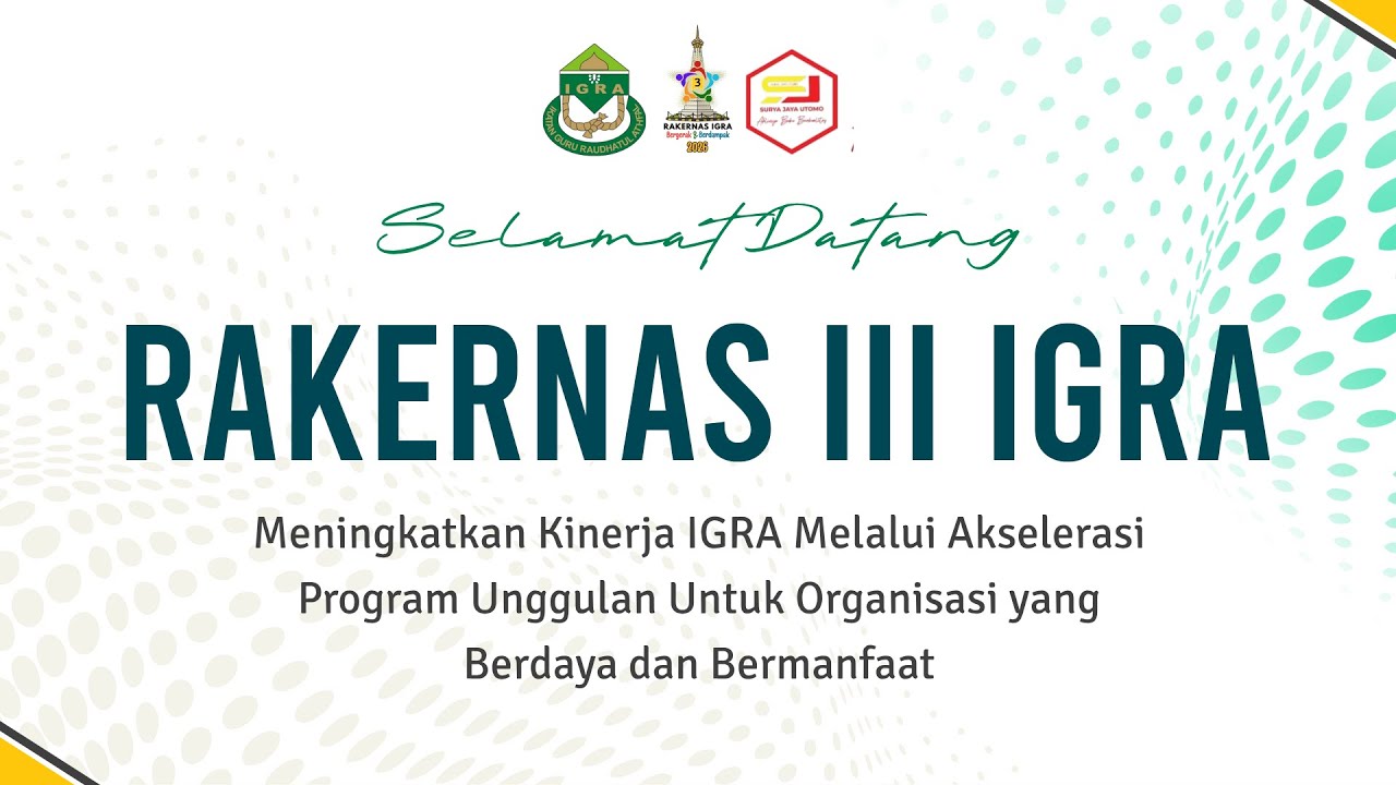 DAY 1 RAKERNAS 3 | PP IGRA | 13 Januari 2026