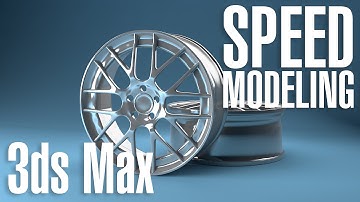 Speed 3D Modeling | BMW Tire | 3ds Max + Vray