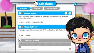 Saya Cuba Buat quest 3 pizza delivery di cabin crew simulator Roblox @TDTMALAYSIA