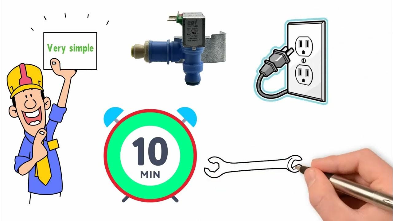 IMV708 Refrigerator Water Valve YouTube