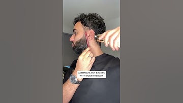 How To Shape Your Earline Beard Hack: Balance MG Tips #shorts #