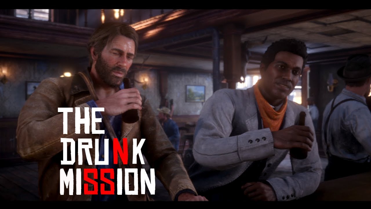 The DRUNK MISSION in RDR 2 | No Commentary | SCREEN_SHOOT - YouTube