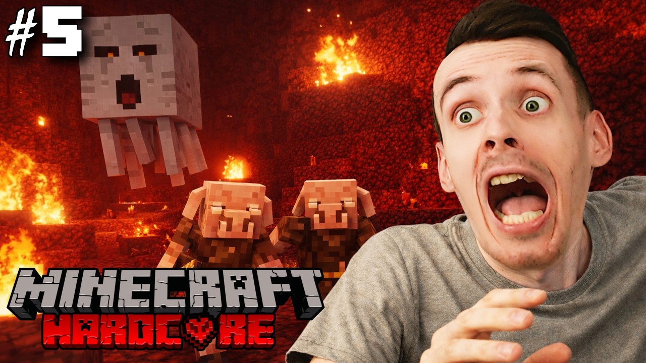 Egy új Minecraft Hardcore - Megyünk a Netherbe!! (#5)