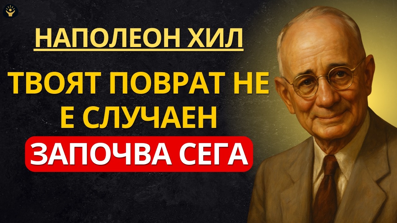 Не си стигнал дотук случайно — твоят поврат започва сега | Наполеон Хил