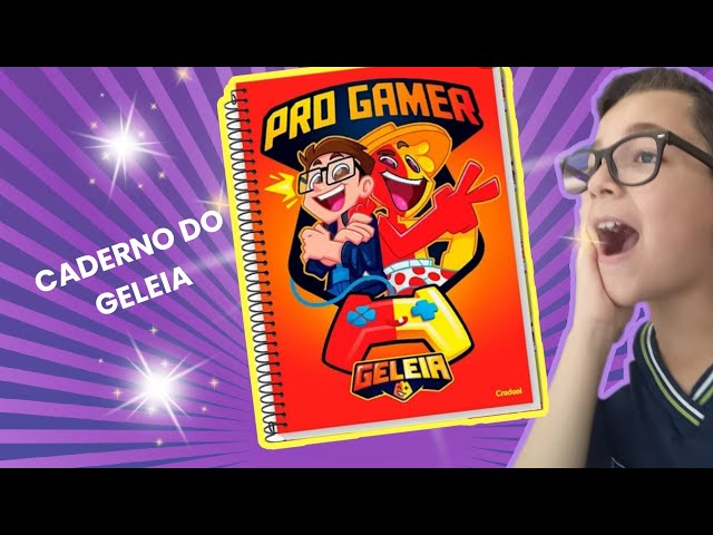 Caderno do geleia minecraft