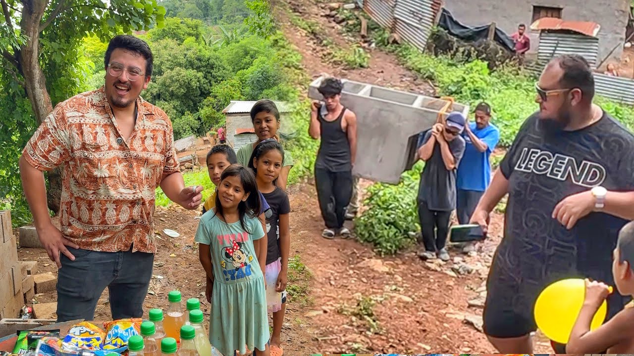 Este YOUTUBER les cambió la vida a estos niños en El Salvador 🇸🇻 ft @GordoSoyacity