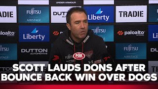 Brad Scott: 'You learn the most from your losses' ✈️ | Essendon press conference | Fox Footy