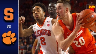 Syracuse vs. Clemson Men's Basketball Highlights (2016-17)