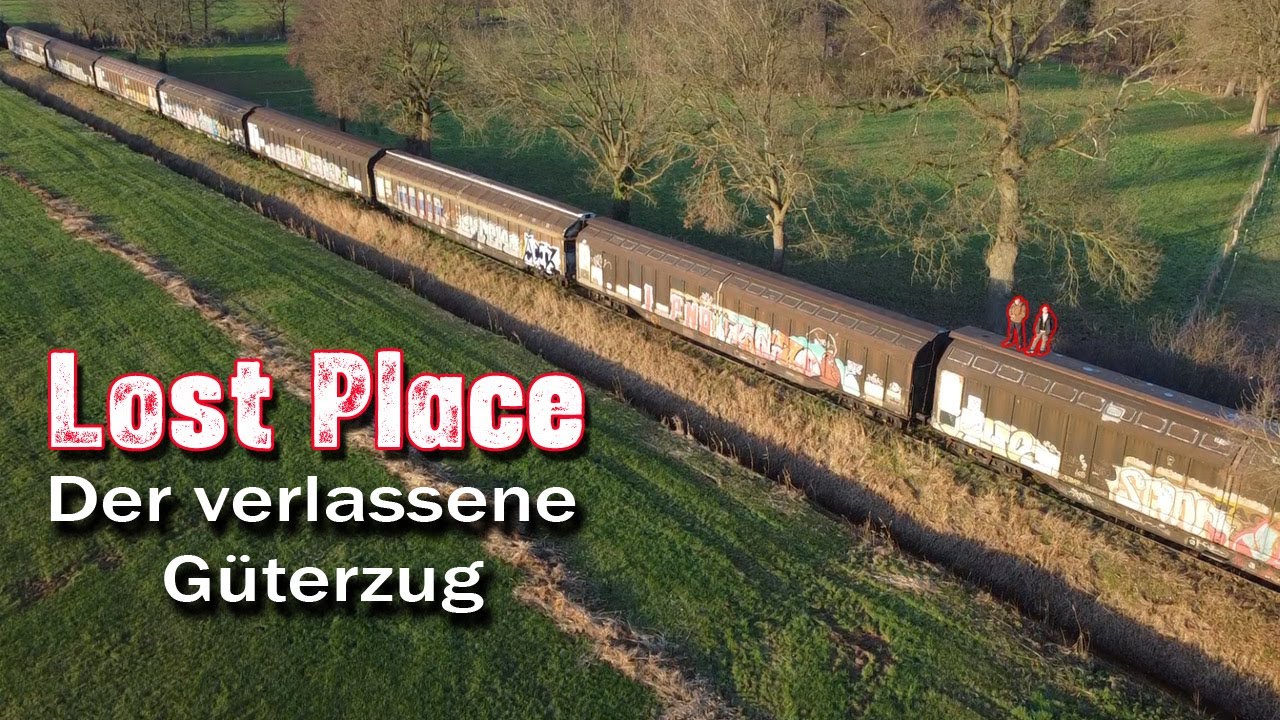 Lostplace: Verlassener Güterzug auf stillgelegter Strecke