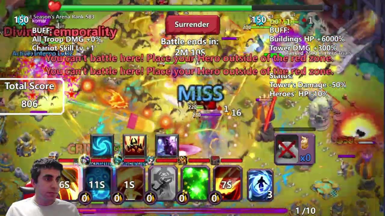 Битва гильдий в Clash Of Lords 2 #43 Урааа!