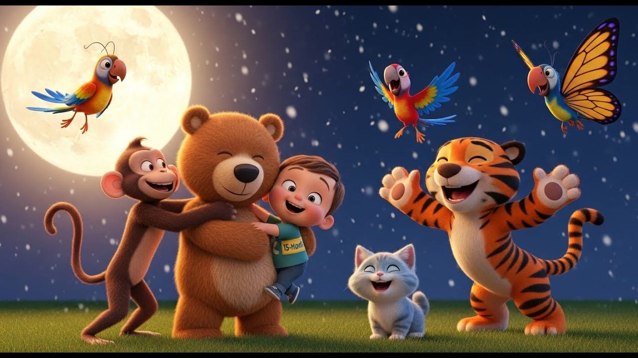 Kids Poem: Teddy Bear Heroes Save the Baby Deer in Snow! ❄️🧸 All In Adventure | Bedtime Story for