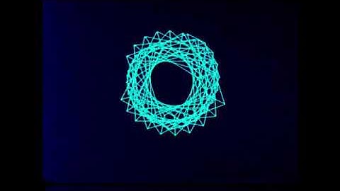 MATRIX (1970) | John Whitney, Sr. | Father of Computer Graphics | Mathematical Forms | Caltech, IBM