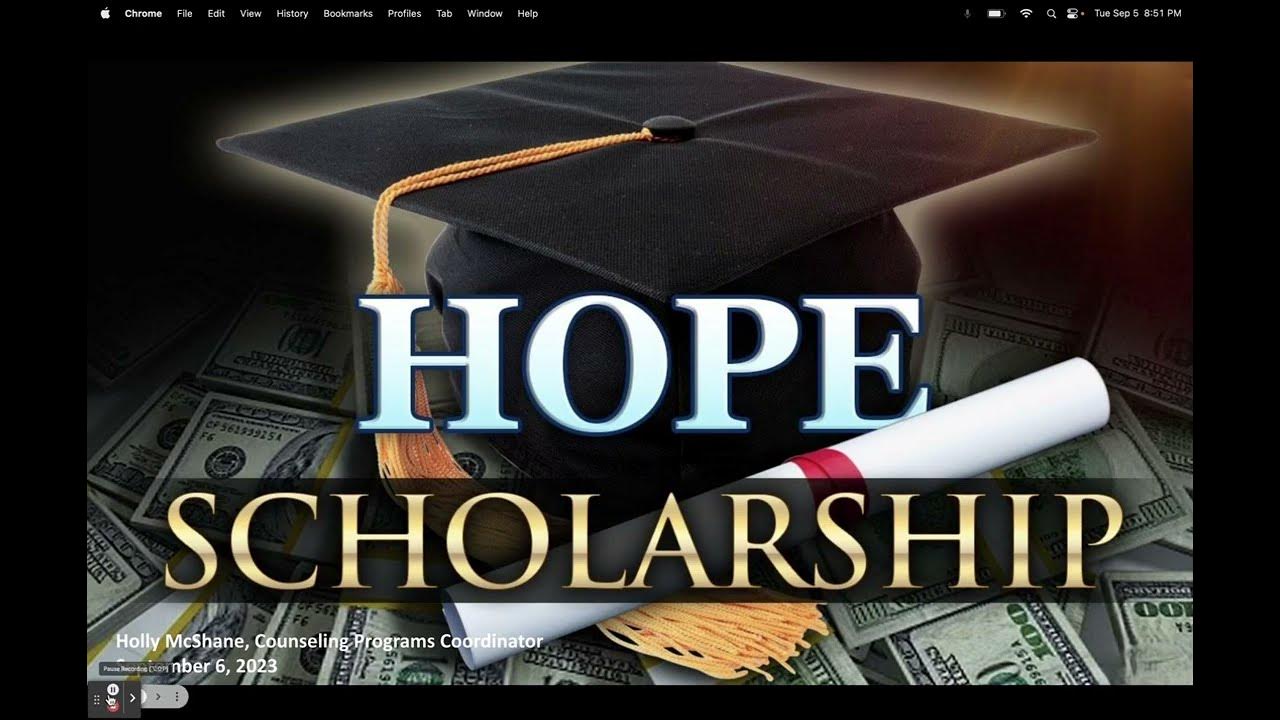 HOPE and Zell Miller Scholarship and GPA YouTube
