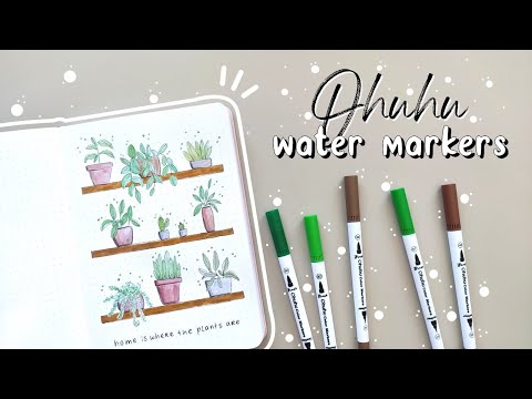 Pen test for the Ohuhu water-based, 120 marker set. Lots of near duplicates  but overall I'm content with the quality <3 : r/bulletjournal