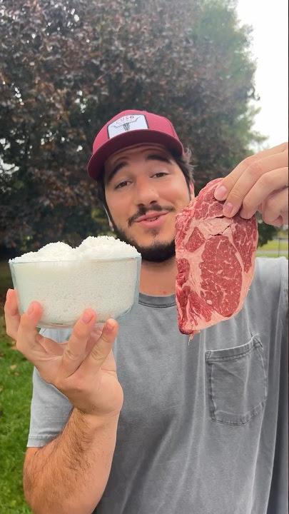 2 LBS of Salt on 2 LBS of Steak