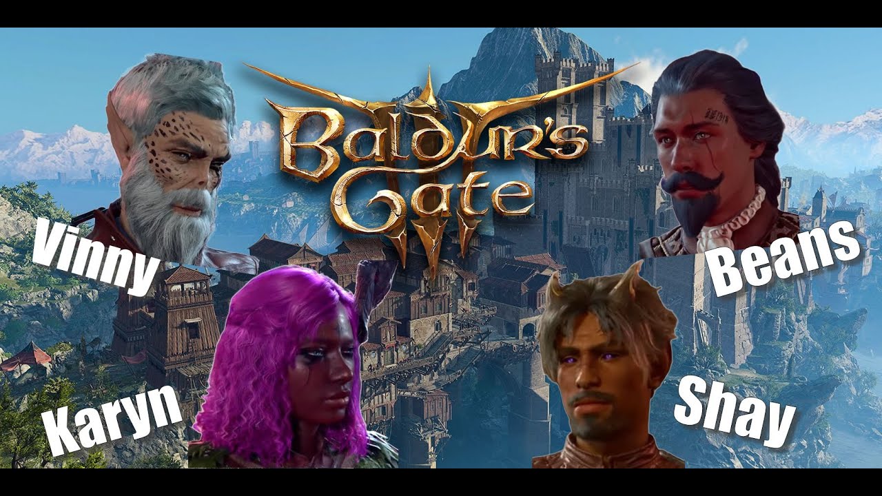 Vinny's Playing Baldur's Gate 3 with friends