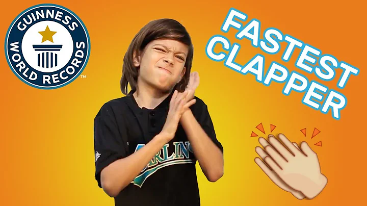 Most Claps In One Minute - Guinness World Records - DayDayNews