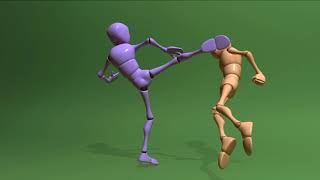 Fight Scene Render