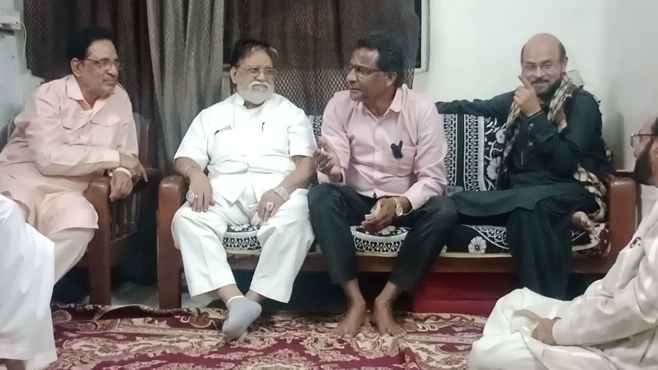 Mehfil e imam e zamana a s. At kausar Fatehpuri House  Shayar Wahday Jaunpuri Sahab