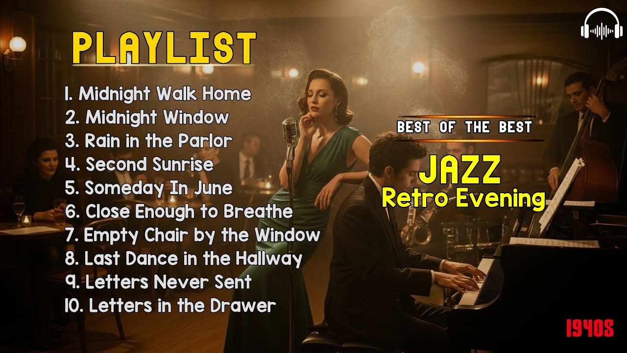 Vintage Jazz Lounge 1930s – Elegant Swing Jazz Classics for Calm and Cozy Night Mood