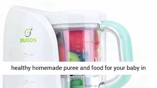 NutriChef Digital Baby Food Maker Machine   2 in 1 Steamer Cooker and Puree Blender Baby Food Proces screenshot 5
