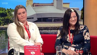 Lynne Baird, Rae-Anne Preece (The Daniel Baird Foundation) Bleed Kits On BBC Breakfast [16.05.2024]