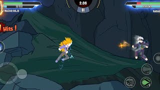 Stickman Warriors - Super Dragon Shadow Fight - (Tracks SSJ3 vs Rasashi) Android Gameplay #10 screenshot 5