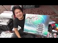 Japanese Landscape Painting by Spray Art Eden