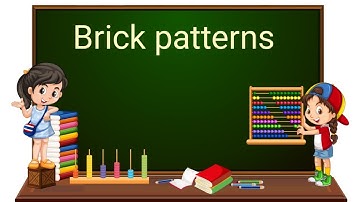 Brick patterns | English | Class 4
