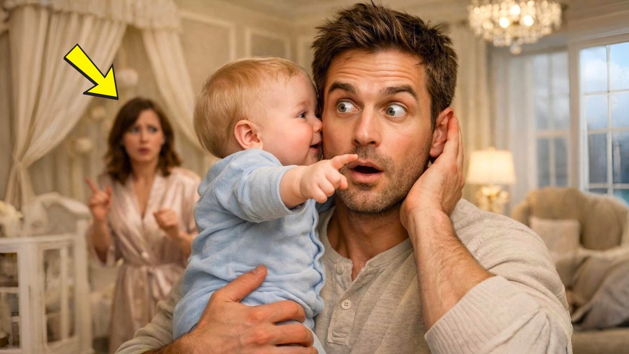 EL BEBÉ MILLONARIO NO PODÍA HABLAR — HASTA QUE EL PADRE VOLVIÓ Y ESCUCHÓ EL NOMBRE QUE ÉL SUSURRÓ